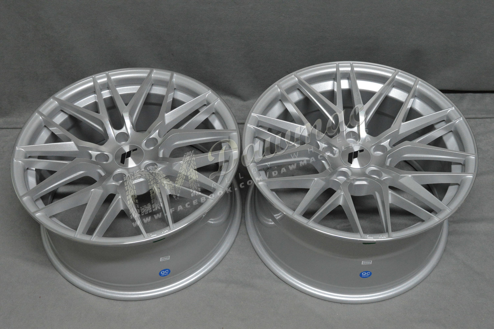 Japan Racing JR28 18" 9,5J ET20-40 5x100-5x120 BLANK Silver Machined Face - obrazek 6