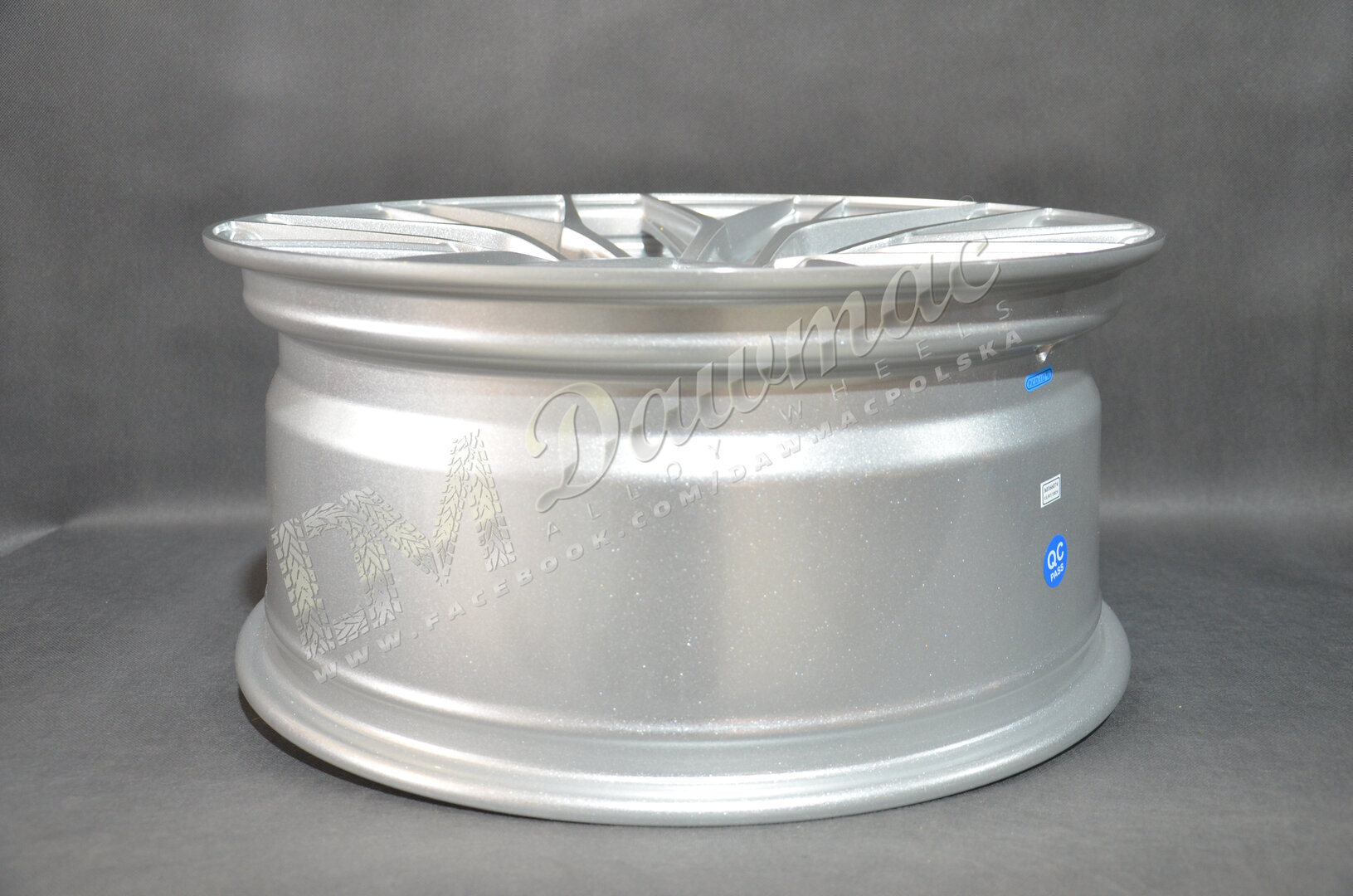 Japan Racing JR28 19" 8,5J ET40 5x112 Silver Machined Face - obrazek 5