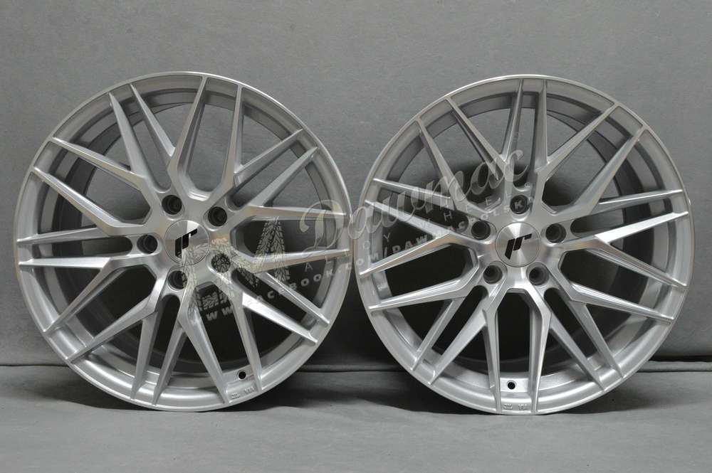 Japan Racing JR28 19" 9,5J ET20-40 5x100-5x120 BLANK Silver Machined Face