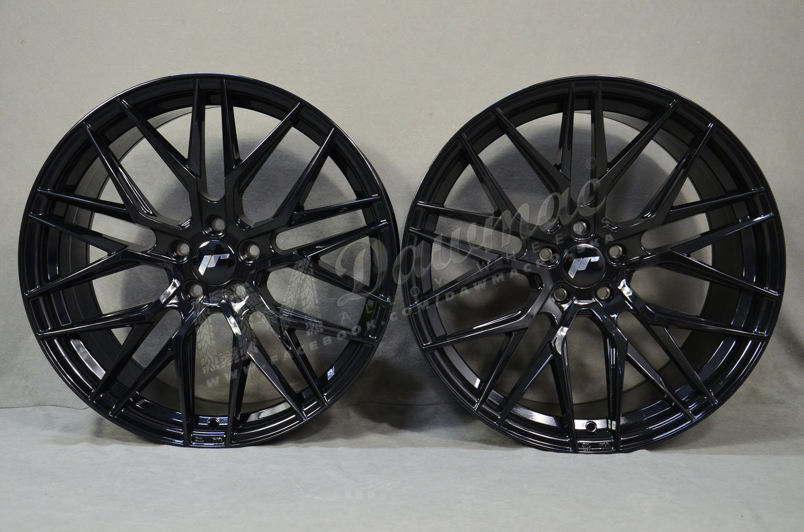 Japan Racing JR28 20" 8,5J ET40 + 10J ET40 5x112 Gloss Black - obrazek 2