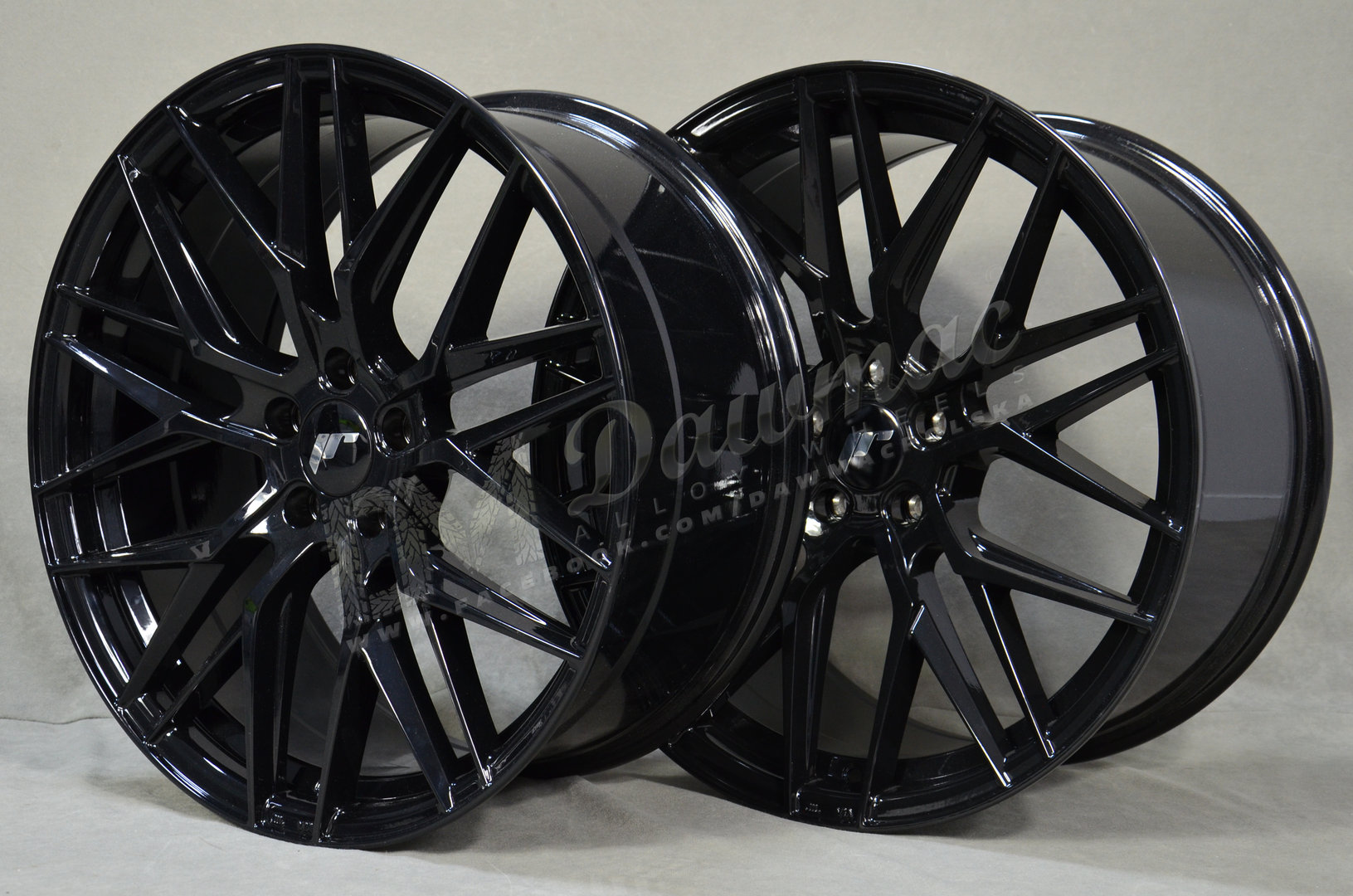 Japan Racing JR28 20" 8,5J ET40 + 10J ET40 5x112 Gloss Black - obrazek 5