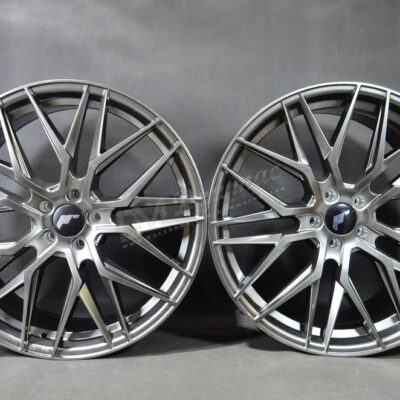 Japan Racing JR28 21" 9J ET15-45 + 10,5J ET15-55 5x108-5x130 BLANK Hyper Black
