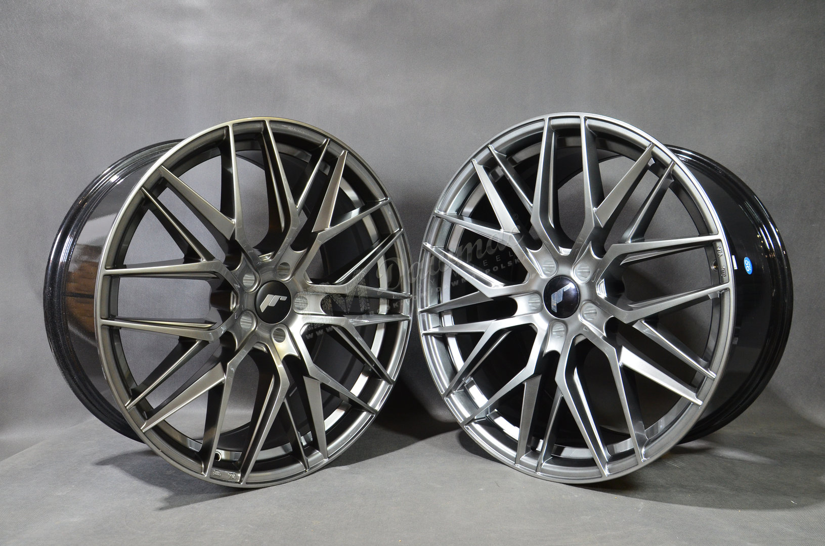 Japan Racing JR28 21" 9J ET15-45 + 10,5J ET15-55 5x108-5x130 BLANK Hyper Black - obrazek 3
