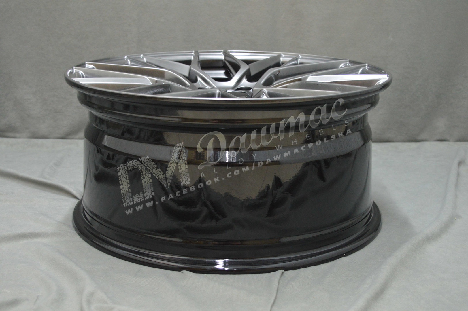 Japan Racing JR28 22" 9J ET30-45 + 10,5J ET15-50 5x108-5x130 BLANK Hyper Black - obrazek 8