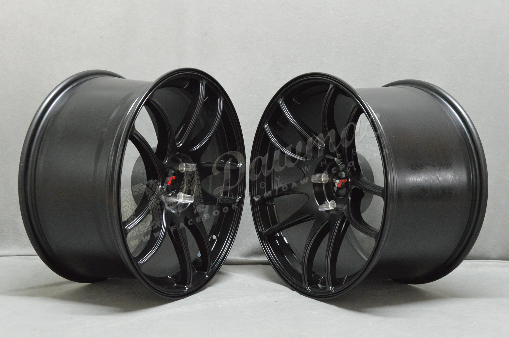 Japan Racing JR29 15" 7J ET20-ET42 + 8J ET38-ET37 BLANK Matt Black - obrazek 3