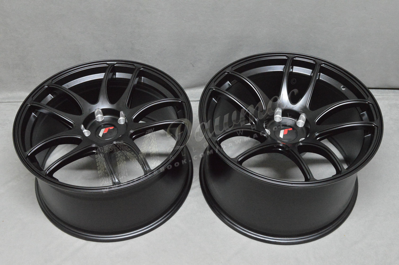 Japan Racing JR29 17" 8J ET20-ET38 + 9J ET20-ET38 BLANK Matt Black - obrazek 6
