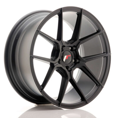 Japan Racing JR30 17" 7J ET20-40 + 8J ET20-40 BLANK Matt Black