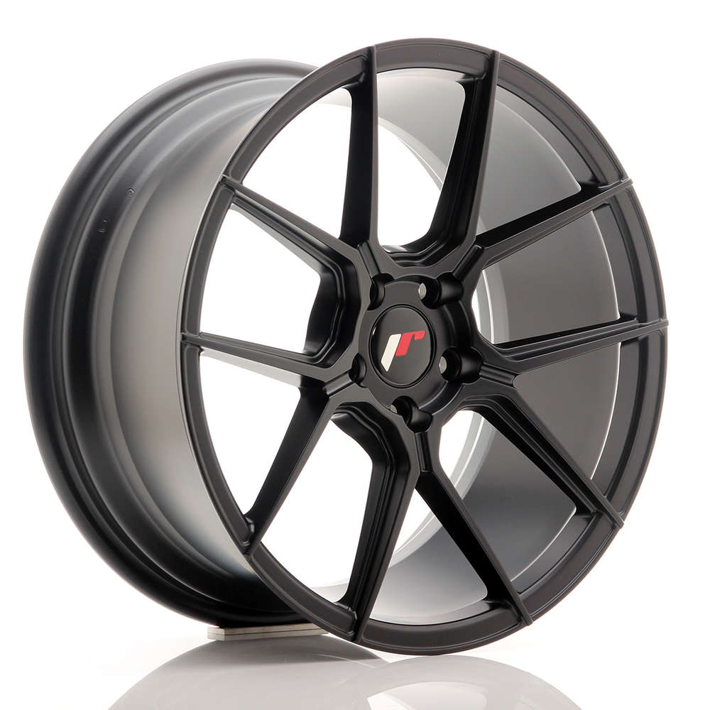 Japan Racing JR30 17" 7J ET20-40 + 8J ET20-40 BLANK Matt Black