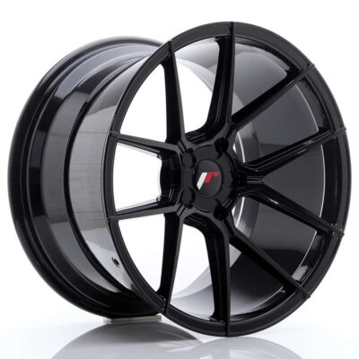 Japan Racing JR30 18" 8J ET20-40 BLANK Gloss Black