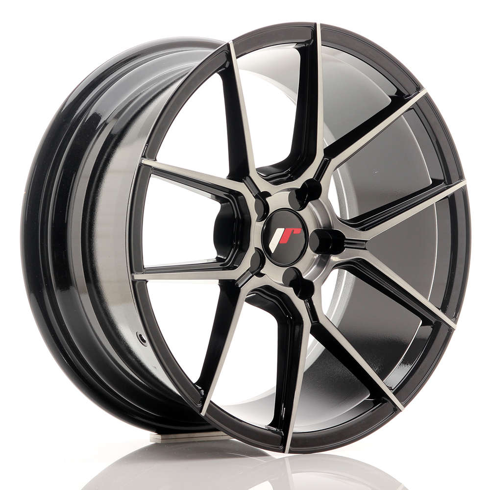 Japan Racing JR30 19" 9,5J ET20-40 BLANK Black Brushed with Tinted Face
