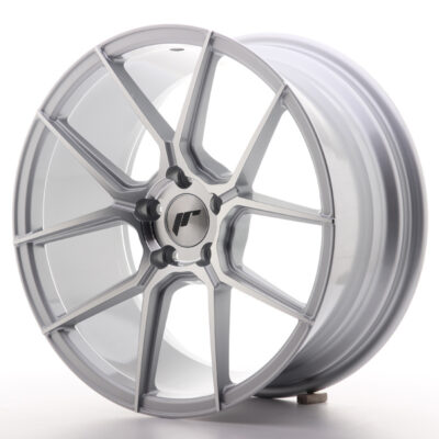 Japan Racing JR30 20" 10J ET20-48 BLANK Silver Machined Face
