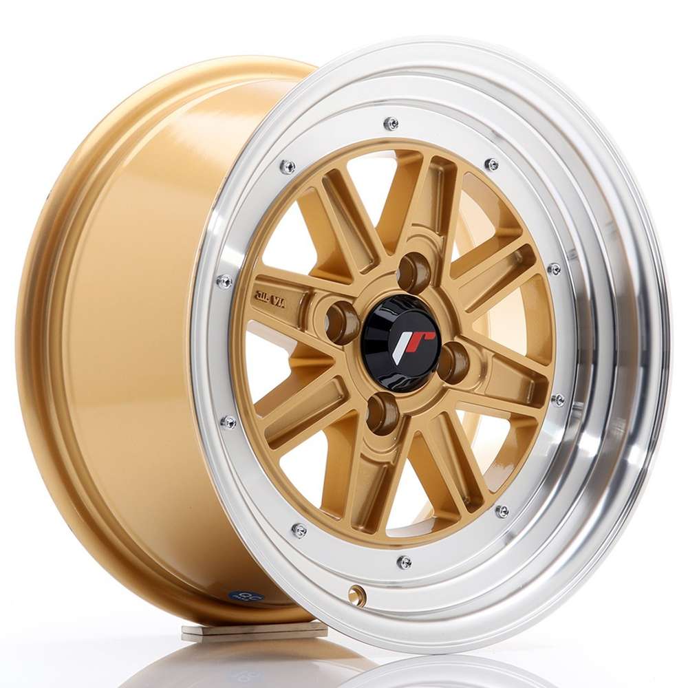 Japan Racing JR31 15" 7,5J ET20 4x100 Gold w/Machined Lip