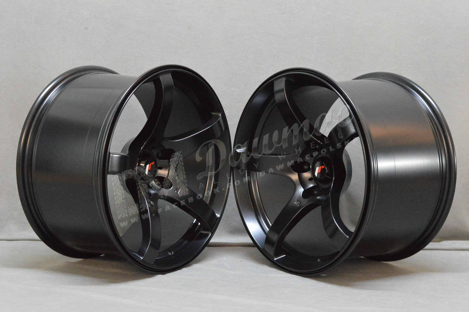 Japan Racing JR32 18" 8,5J ET20-ET38 BLANK Matt Black - obrazek 3
