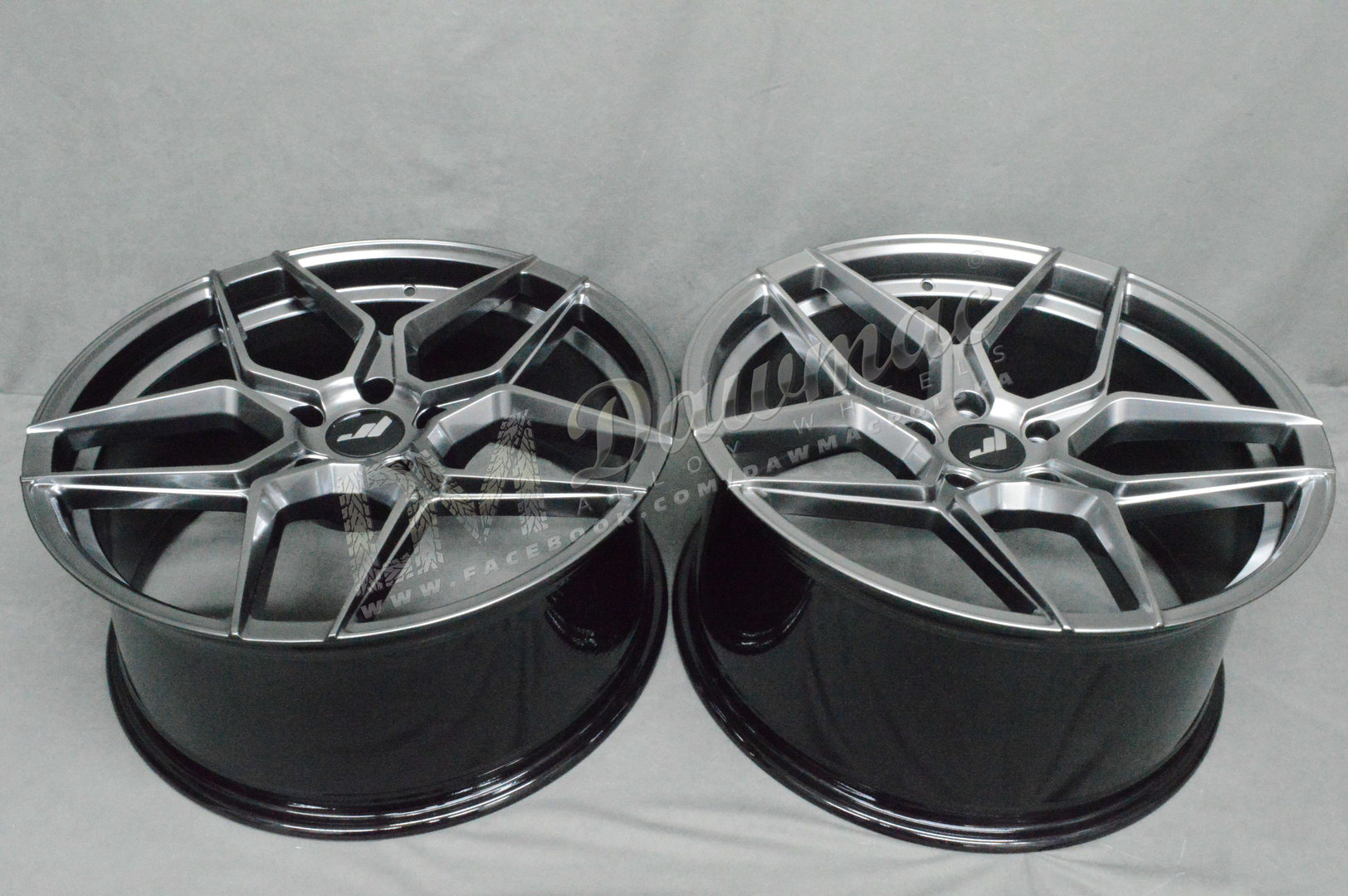 Japan Racing JR34 20" 9J ET20-ET40 + 10,5J ET20-ET35 BLANK Hyper Black - obrazek 6