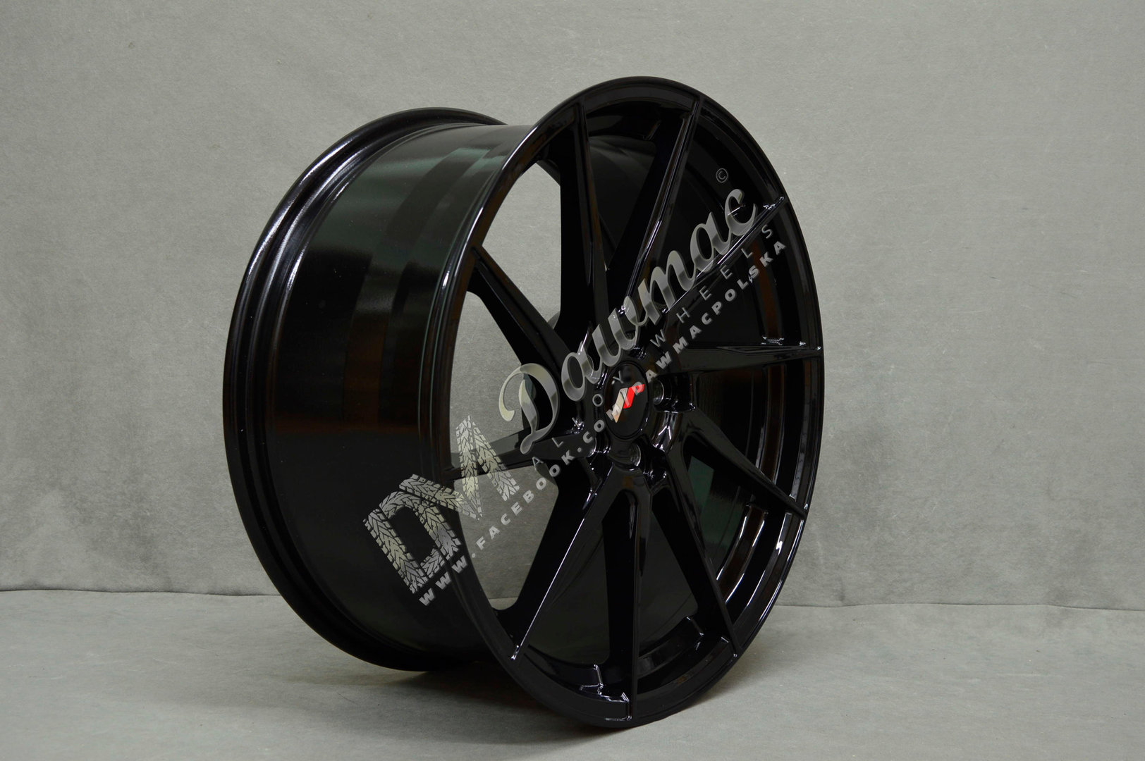 Japan Racing JR36 20" 9J ET20-ET50 + 10,5J ET10-ET35 BLANK Gloss Black - obrazek 4