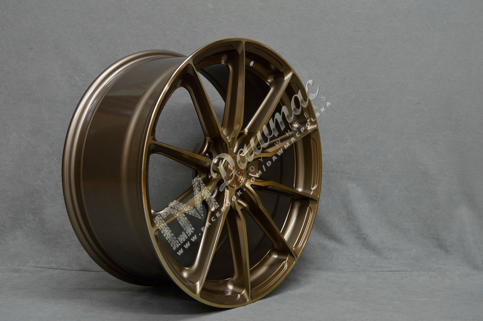 Japan Racing JR37 17" 8J ET35 5x100 Platinum Bronze - obrazek 4