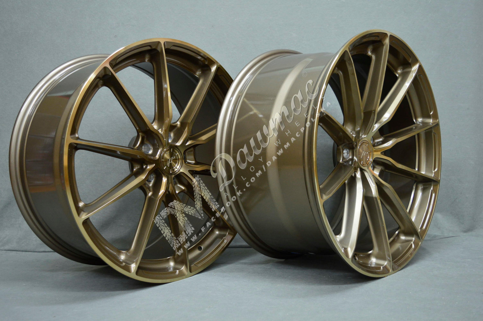 Japan Racing JR37 20" 9J ET20-ET45 + 10,5J ET20-ET40 BLANK Platinum Bronze - obrazek 4