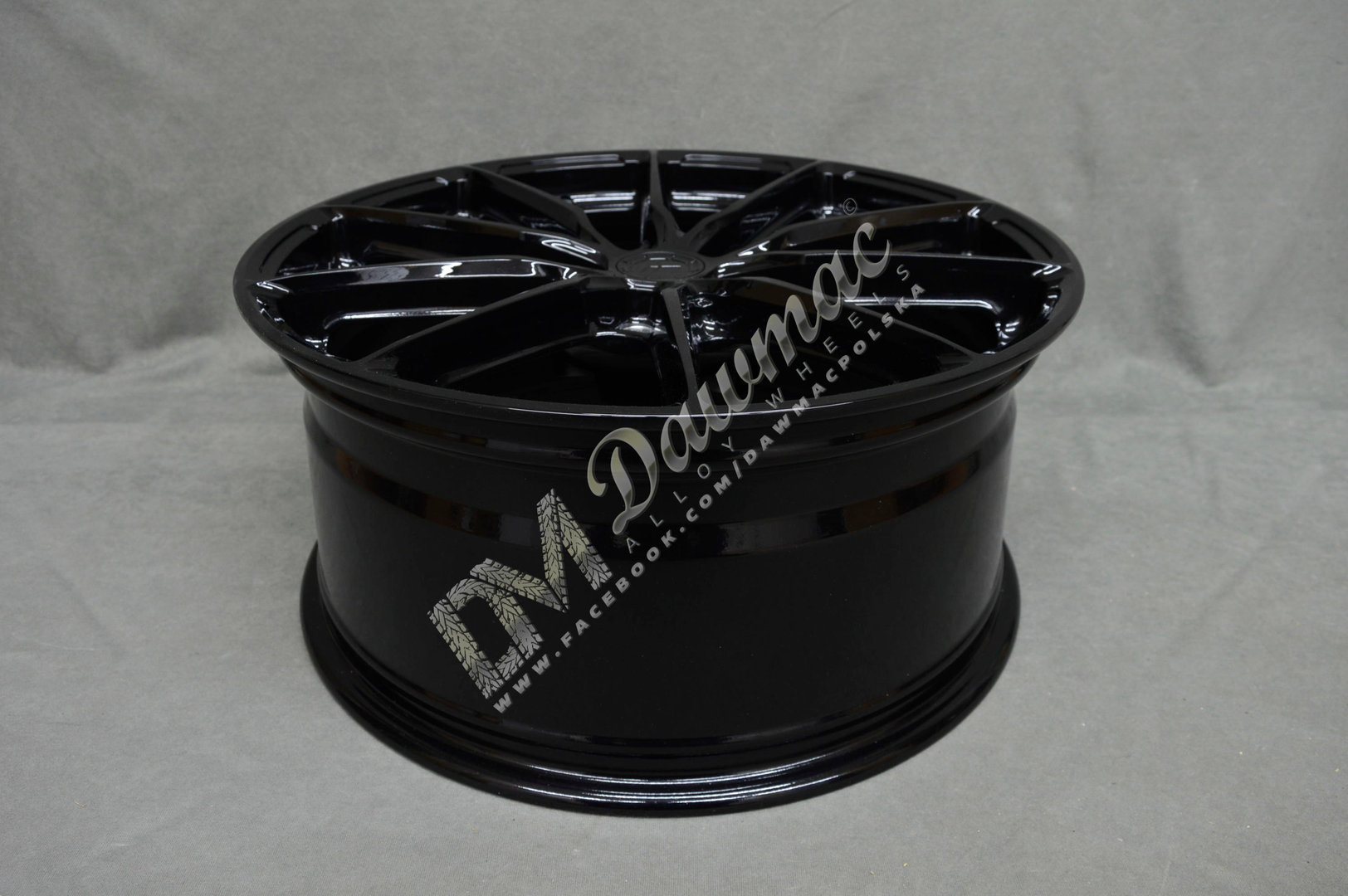 Japan Racing JR37 21" 9J ET10-ET52 + 11,5J ET17-ET60 BLANK Glossy Black - obrazek 6