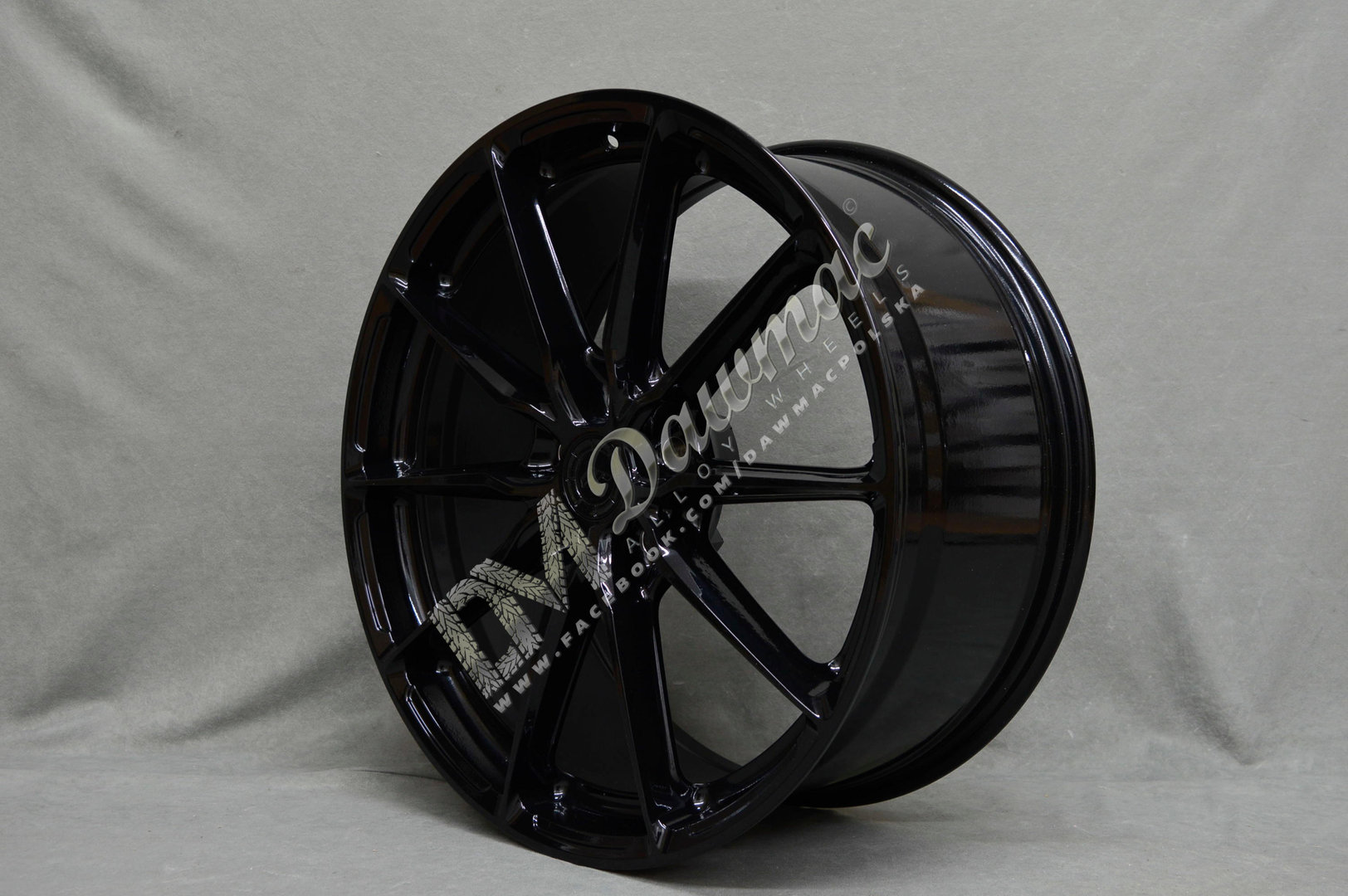 Japan Racing JR37 21" 9J ET10-ET52 + 11J ET11-ET55 BLANK Glossy Black - obrazek 3