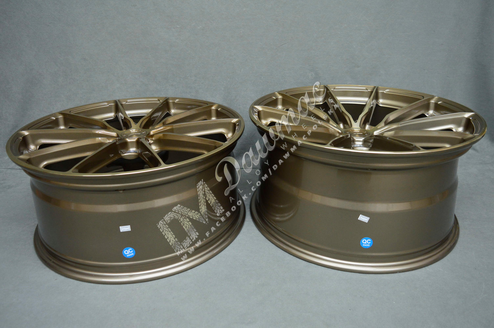 Japan Racing JR37 21" 9J ET10-ET52 + 11J ET11-ET55 BLANK Platinum Bronze - obrazek 6