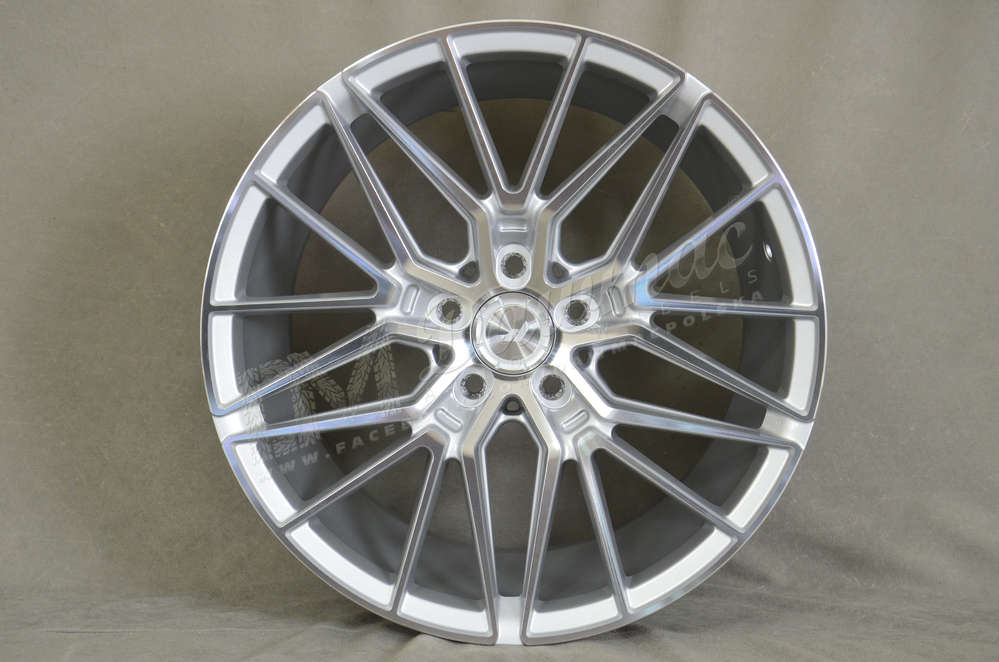 Japan Racing JR38 20" 10J ET20-48 BLANK Silver Machined Face