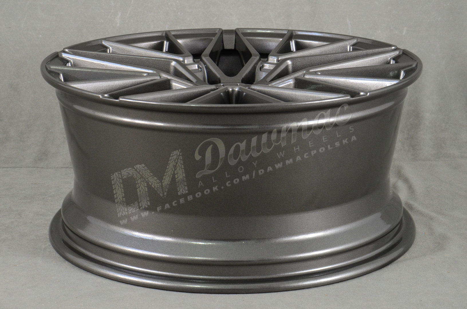 Japan Racing JR38 21" 10,5J ET10-ET46 5x108-5x130 BLANK Hyper Gray - obrazek 6