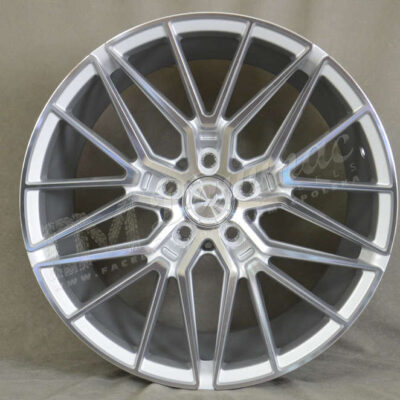 Japan Racing JR38 21" 9,5J ET0-ET58 + 10,5J ET10-ET46 BLANK Silver Machined