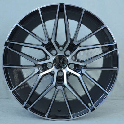 Japan Racing JR38 21" 9,5J ET0-ET58 BLANK Black Brushed w/ Tinted Face