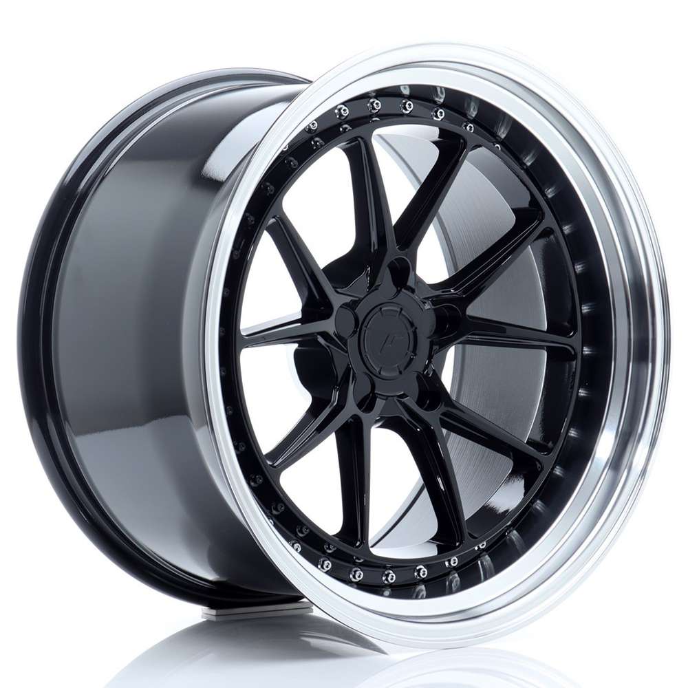 Japan Racing JR39 18" 8,5J ET15-ET35 BLANK Glossy Black Machined Face