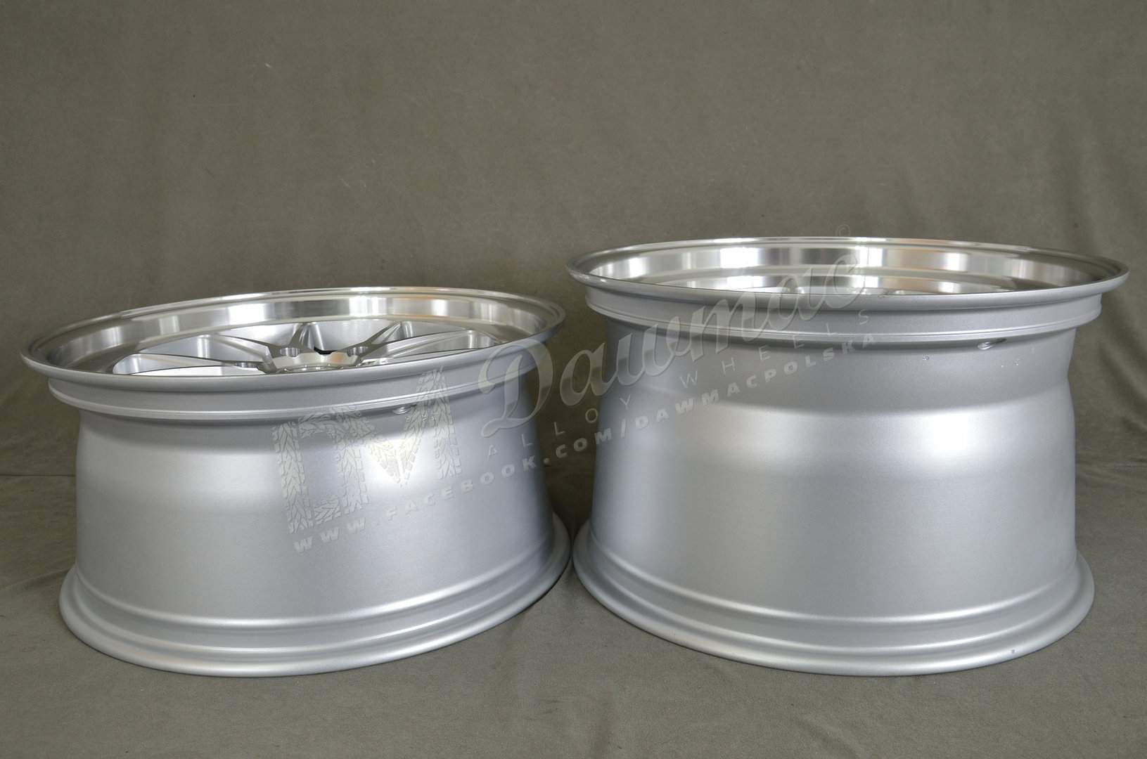 Japan Racing JR39 18" 8,5J ET15 + 10,5J ET18 5x120 Silver Machined Face - obrazek 9