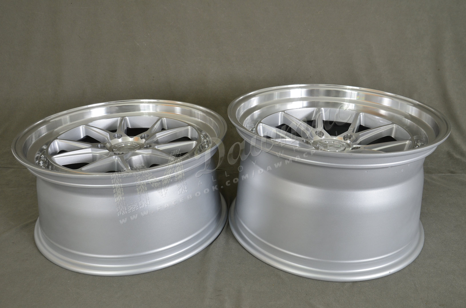 Japan Racing JR39 19" 8,5J ET15-ET35 + 11J ET0-ET25 BLANK Silver Machined Face - obrazek 7