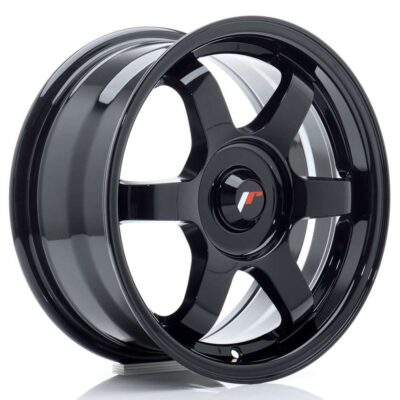 Japan Racing JR3 15" 7J ET25-42 BLANK Gloss Black