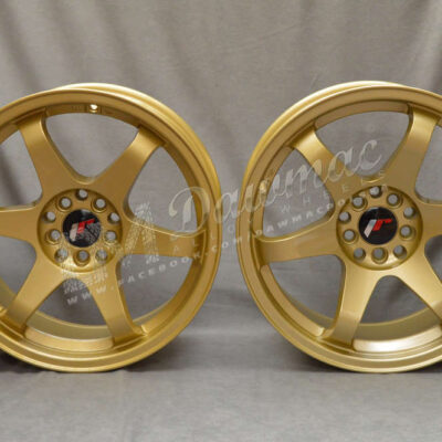 Japan Racing JR3 15" 7J ET40 + 8J ET25 4x100/4x114,3 Gold