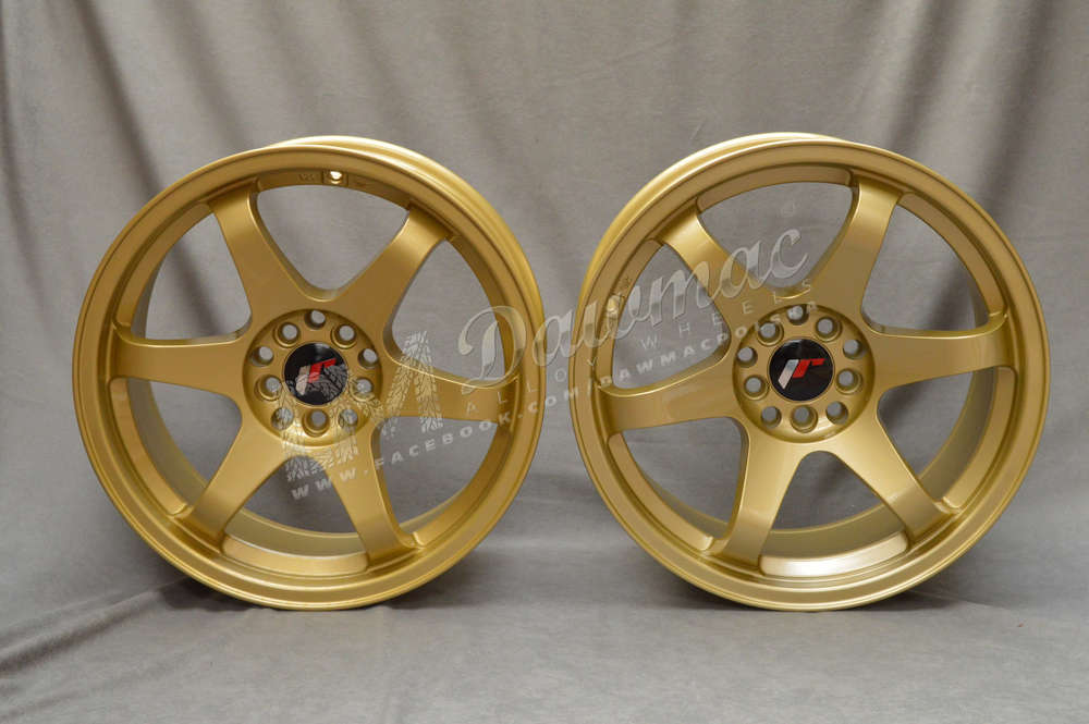 Japan Racing JR3 15" 7J ET40 + 8J ET25 4x100/4x114,3 Gold