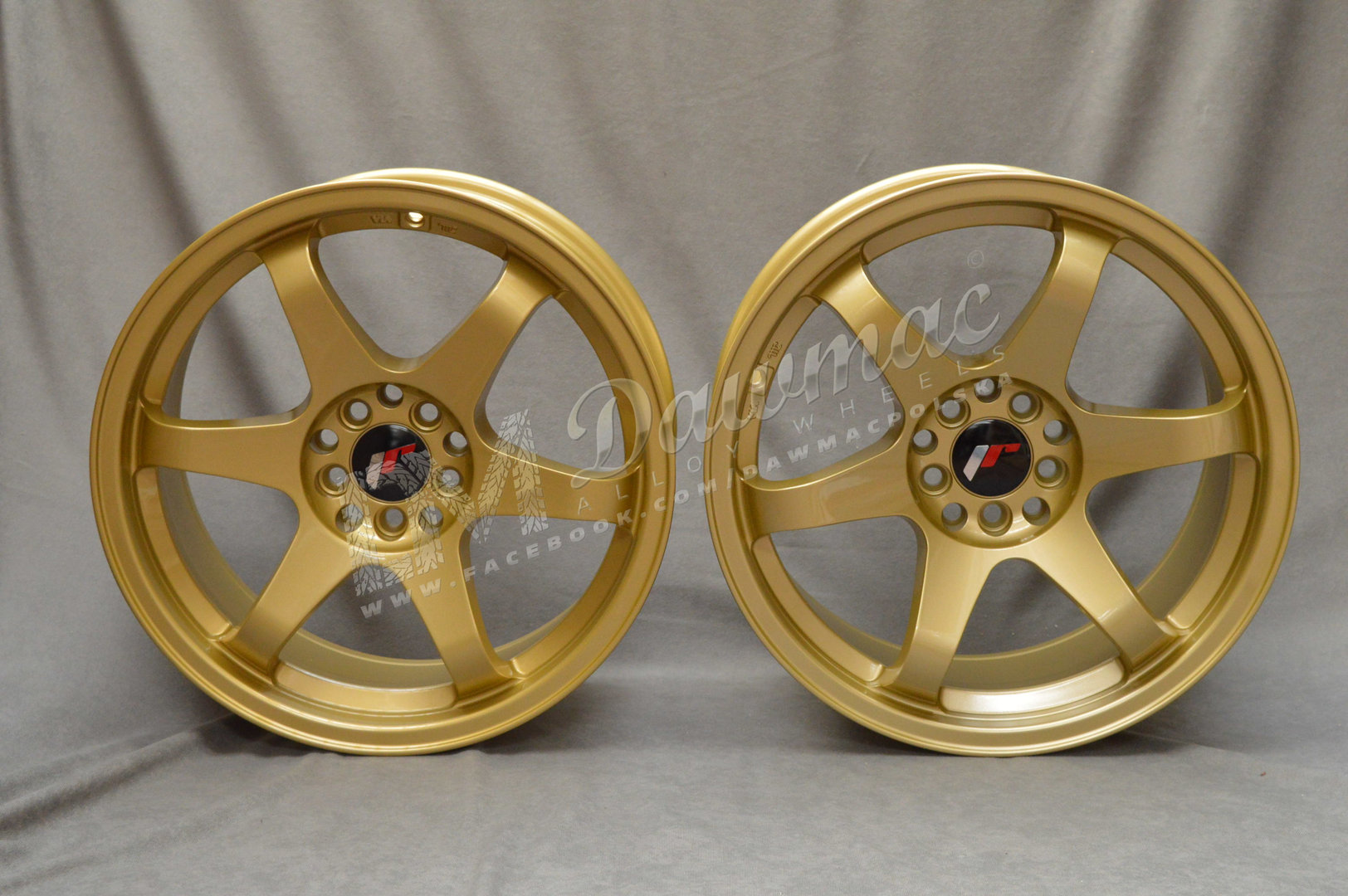 Japan Racing JR3 15" 7J ET40 + 8J ET25 4x100/4x114,3 Gold - obrazek 2