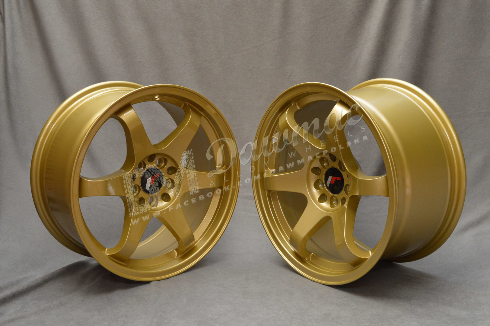 Japan Racing JR3 15" 7J ET40 + 8J ET25 4x100/4x114,3 Gold - obrazek 3