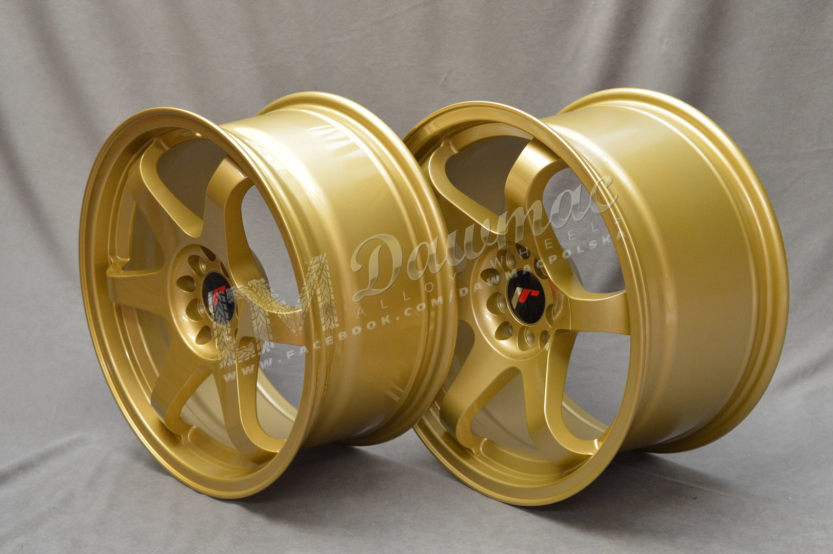 Japan Racing JR3 15" 7J ET40 + 8J ET25 4x100/4x114,3 Gold - obrazek 4