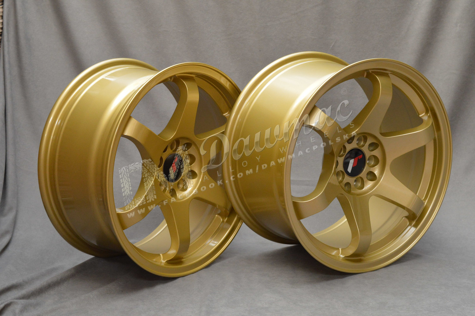 Japan Racing JR3 15" 7J ET40 + 8J ET25 4x100/4x114,3 Gold - obrazek 5