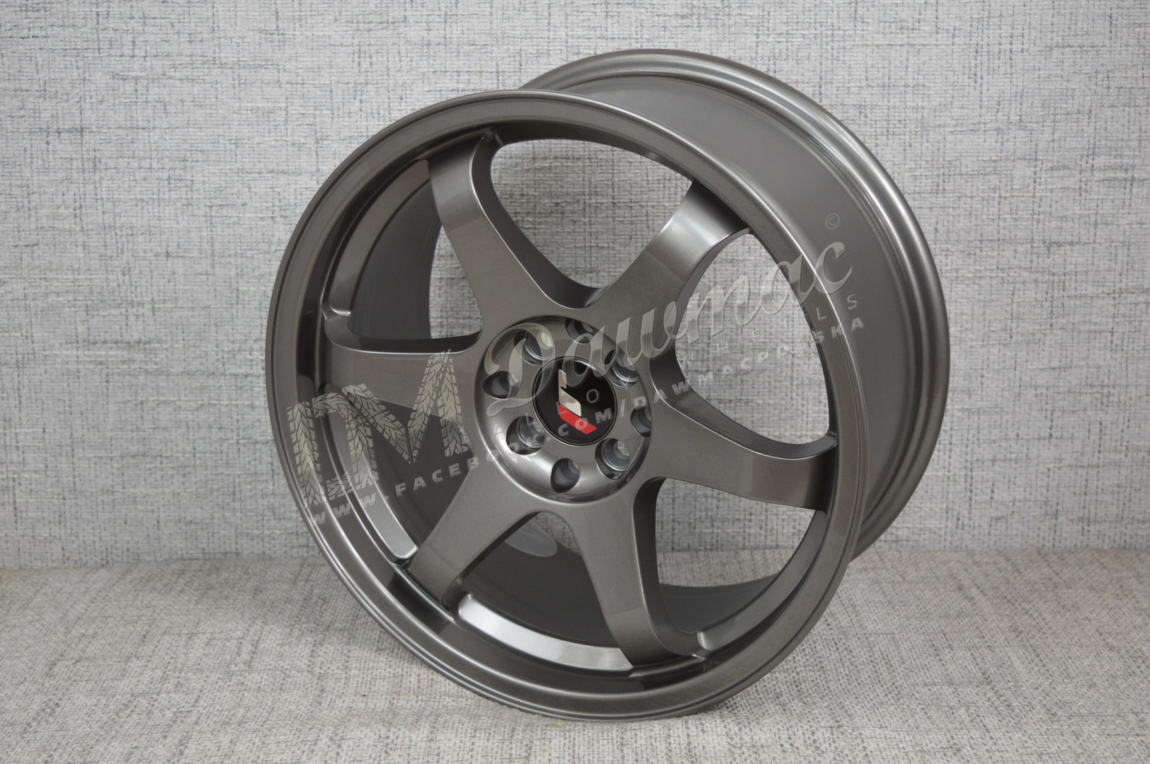 Japan Racing JR3 15" 7J ET40 + 8J ET25 4x100/4x114,3 Gun Metal - obrazek 4