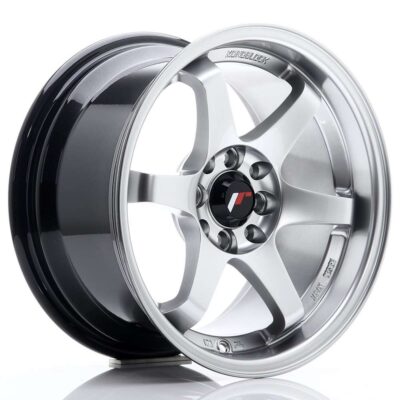 Japan Racing JR3 15" 8J ET25 4x100/4x108 Hyper Silver