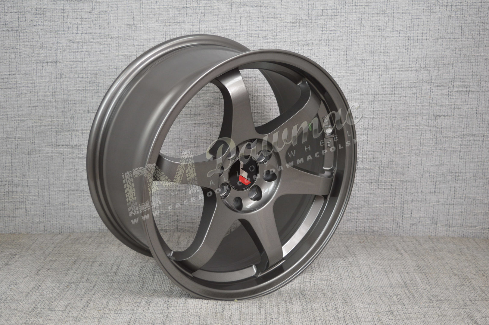 Japan Racing JR3 16" 7J ET25 4x100/4x108 Gun Metal - obrazek 3