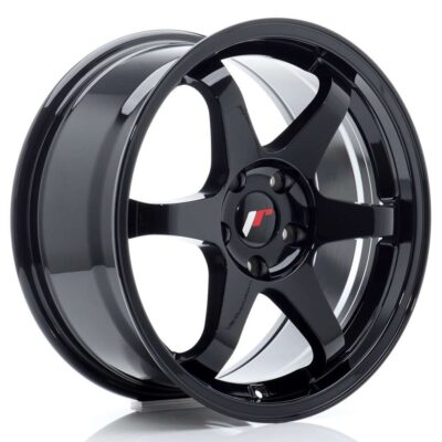 Japan Racing JR3 17" 7J ET20-ET42 BLANK Gloss Black