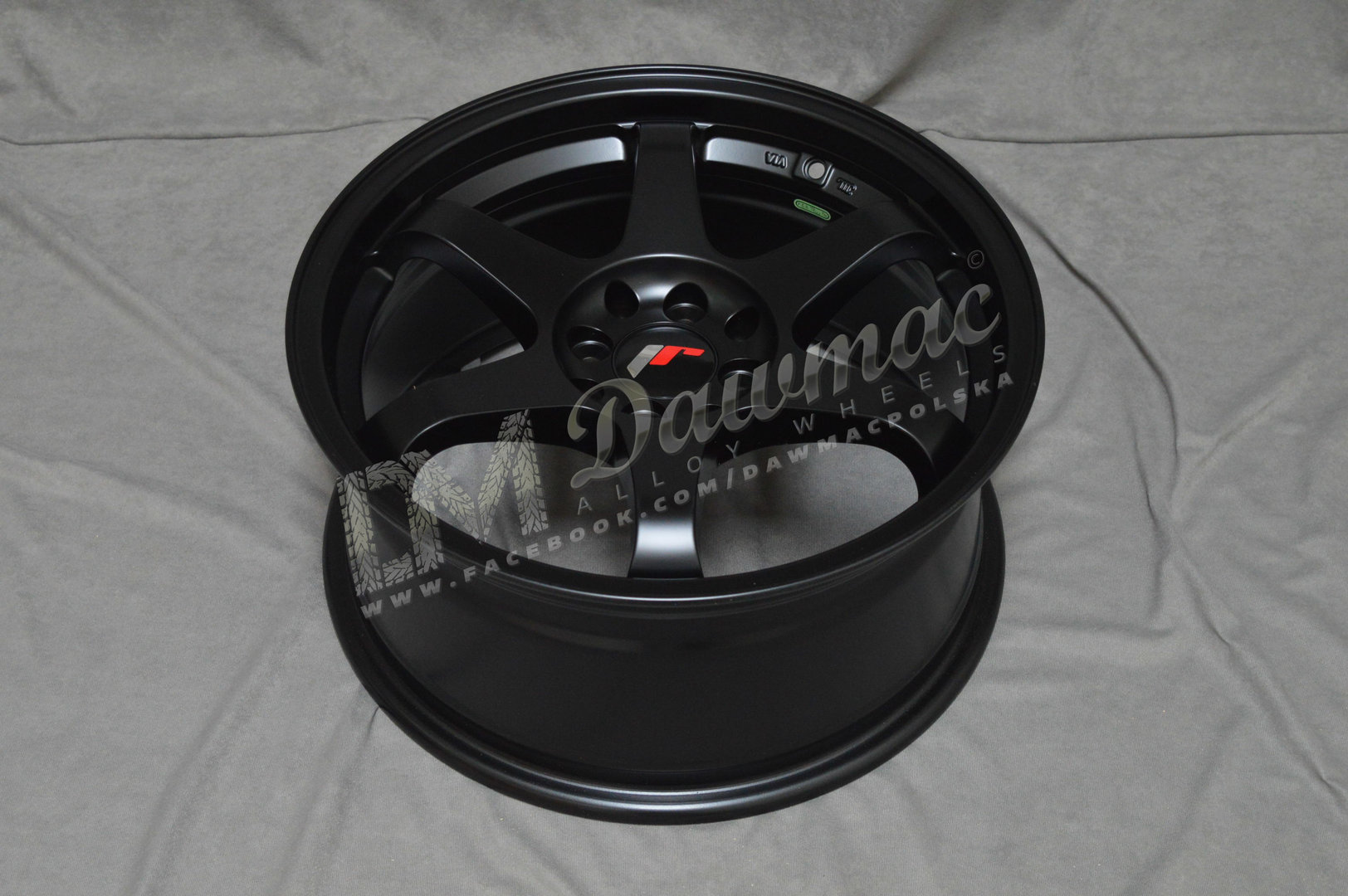 Japan Racing JR3 17" 8J ET25 4x100/4x108 Matt Black - obrazek 6