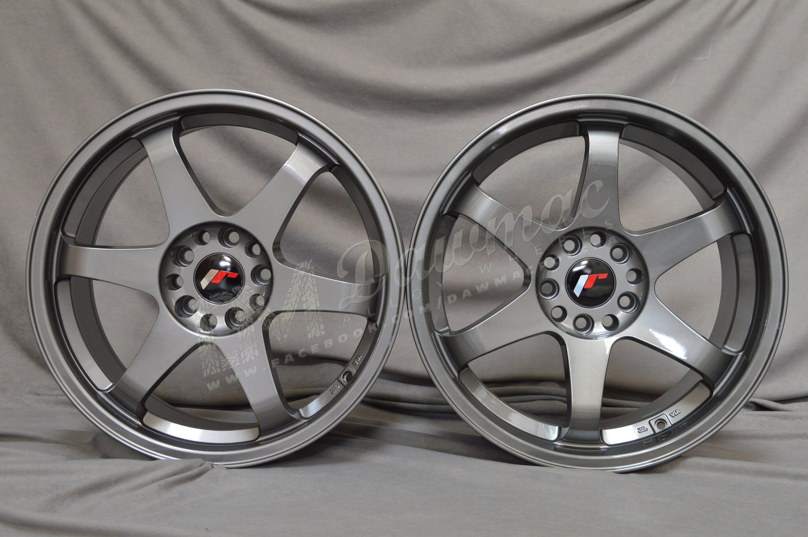 Japan Racing JR3 18" 8J ET40 + 9J ET40 5x112/5x114,3 Gun Metal - obrazek 2