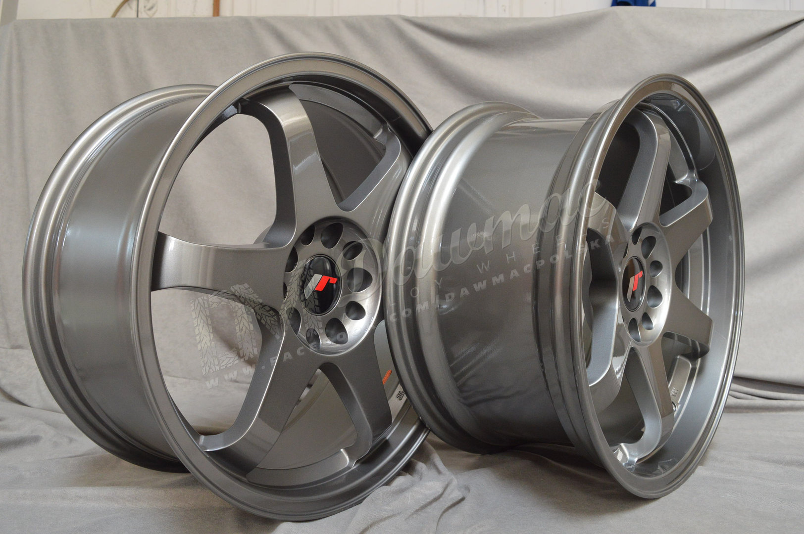 Japan Racing JR3 18" 8J ET40 + 9J ET40 5x112/5x114,3 Gun Metal - obrazek 5