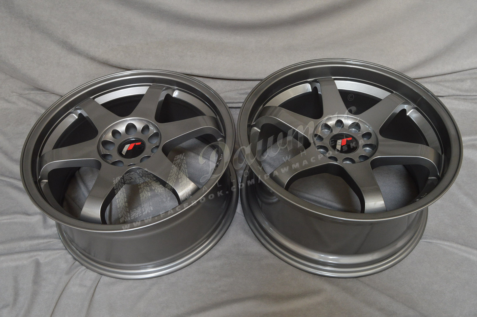 Japan Racing JR3 18" 8J ET40 + 9J ET40 5x112/5x114,3 Gun Metal - obrazek 6