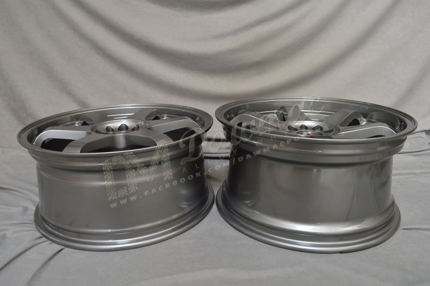 Japan Racing JR3 18" 8J ET40 + 9J ET40 5x112/5x114,3 Gun Metal - obrazek 7