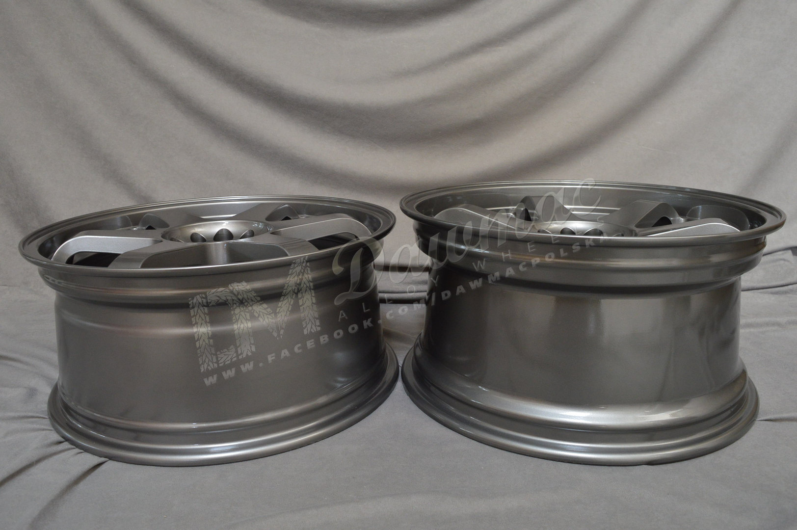 Japan Racing JR3 18" 8J ET40 + 9J ET40 5x112/5x114,3 Gun Metal - obrazek 8