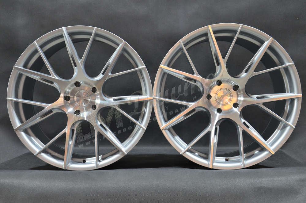Japan Racing JR42 19" 9,5J ET42 5x112 Silver Machined Face