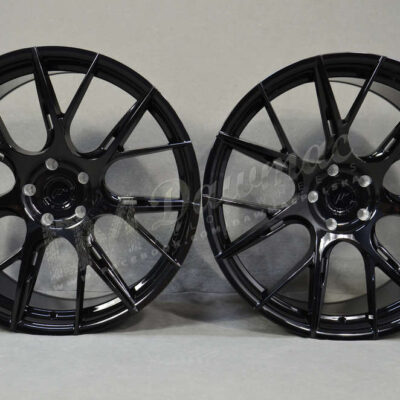 Japan Racing JR42 22" 9J ET20-ET42 + 10J ET20-ET54 BLANK Gloss Black